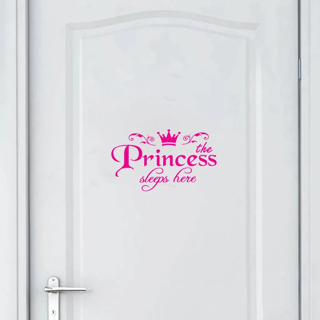 Princess Door Decal