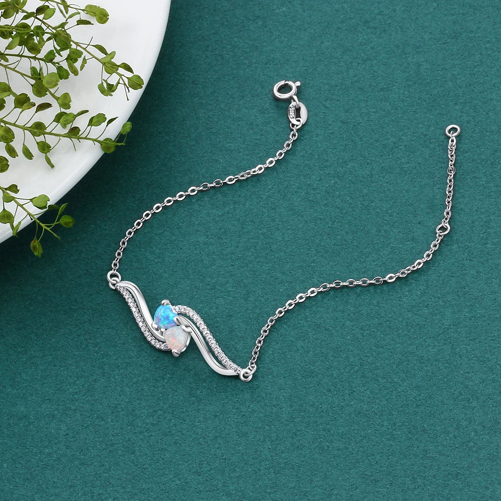 Blue Heart Jewelry Set