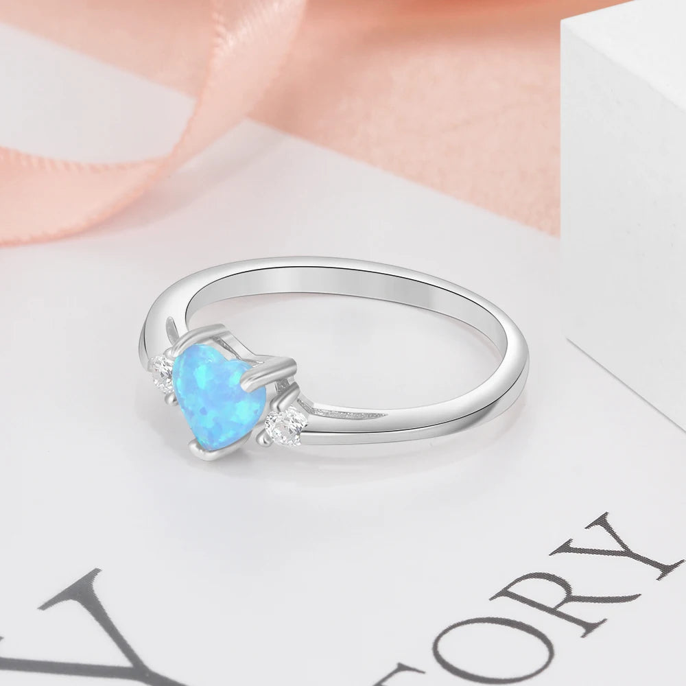Blue Heart Jewelry Set