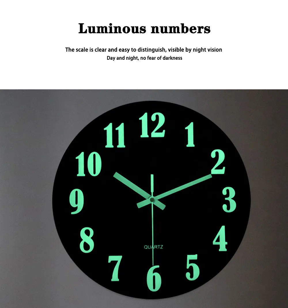 Luminous Wall Clock