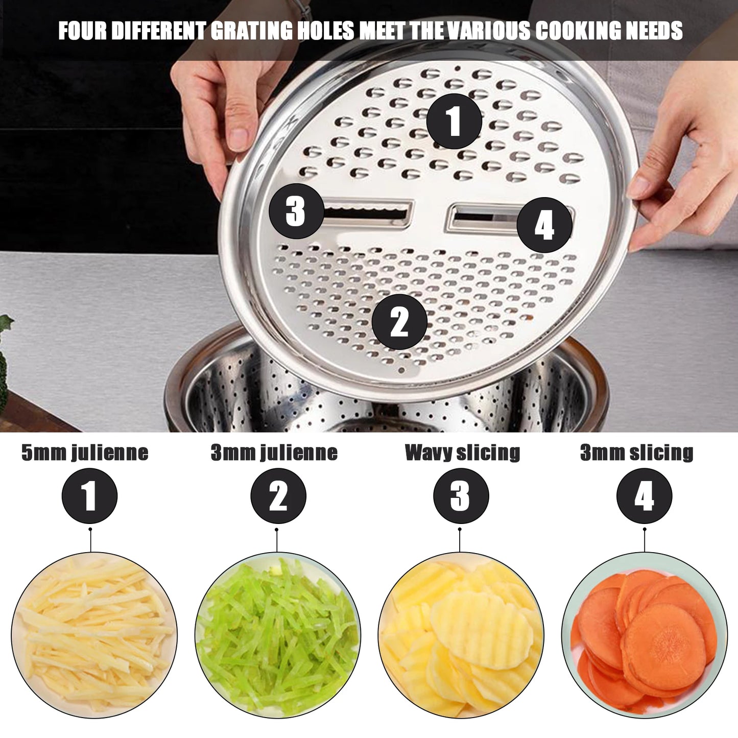 3 Pcs Multi-Functional Food Prepping Set