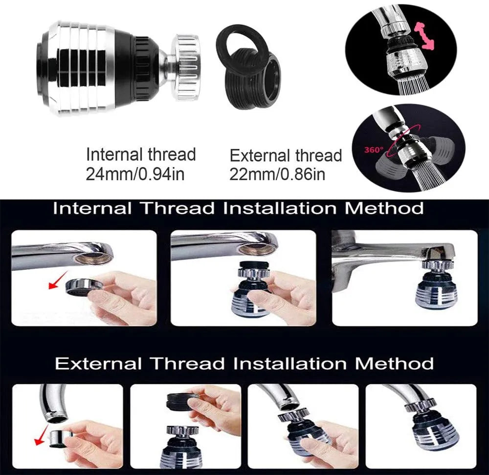 360 Rotatable Faucet Extender
