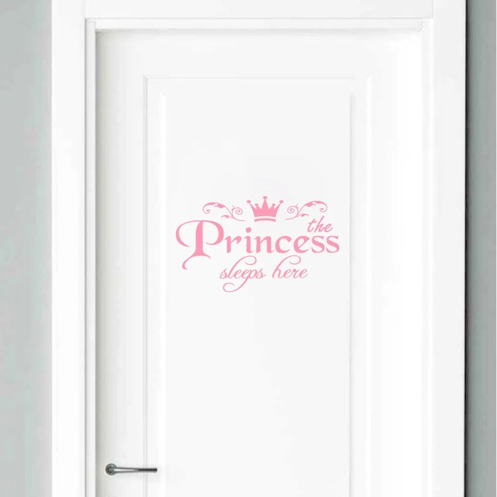 Princess Door Decal