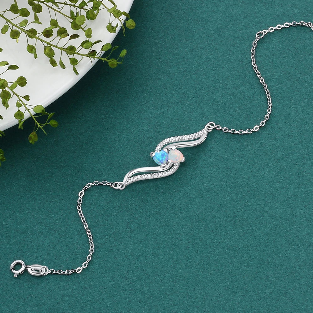 Blue Heart Jewelry Set