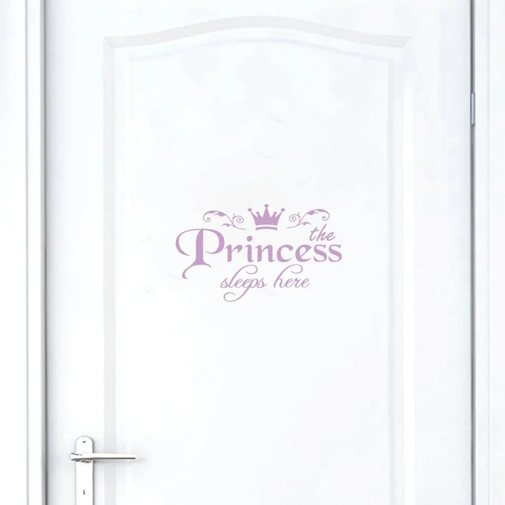 Princess Door Decal