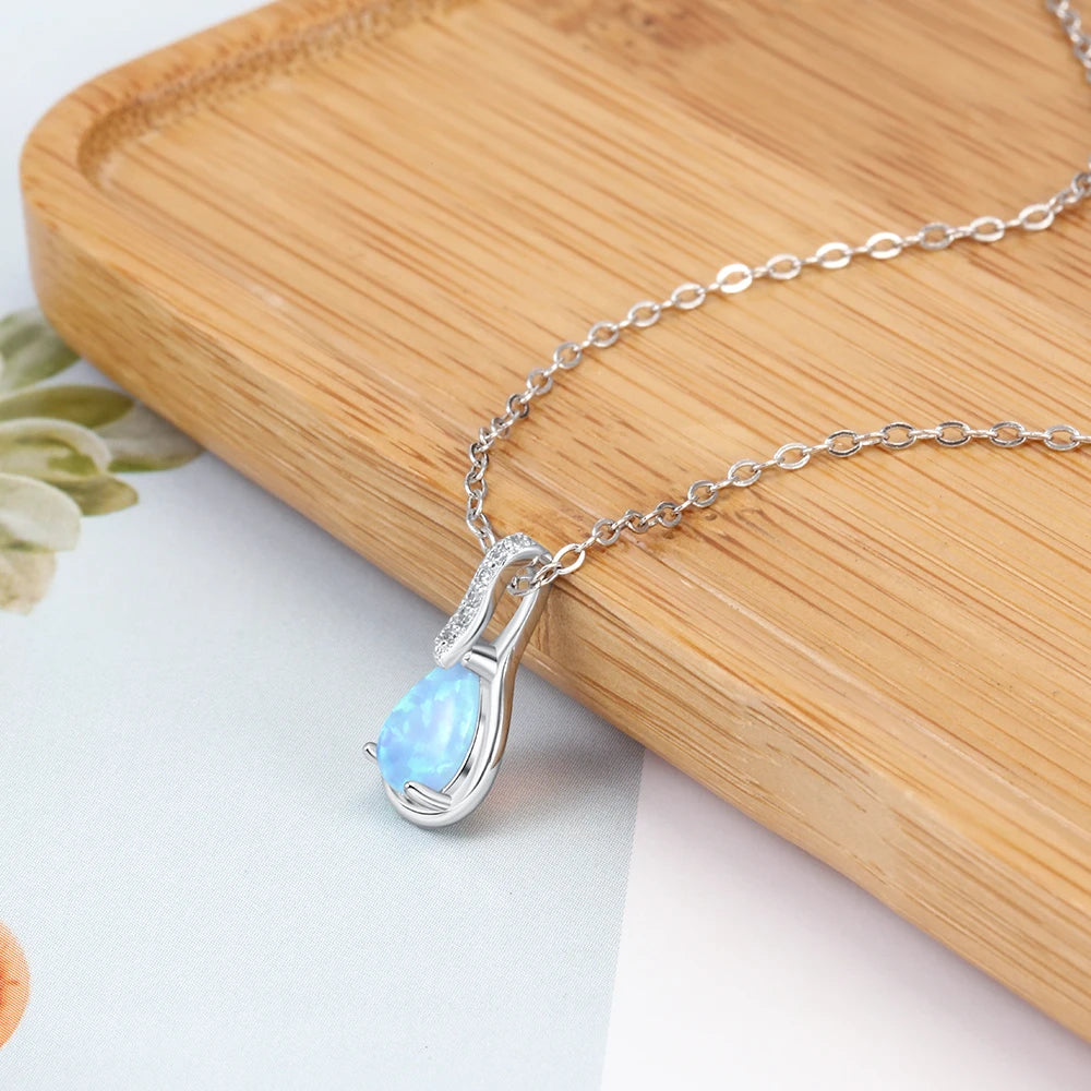 Water Drop Pendant Necklace