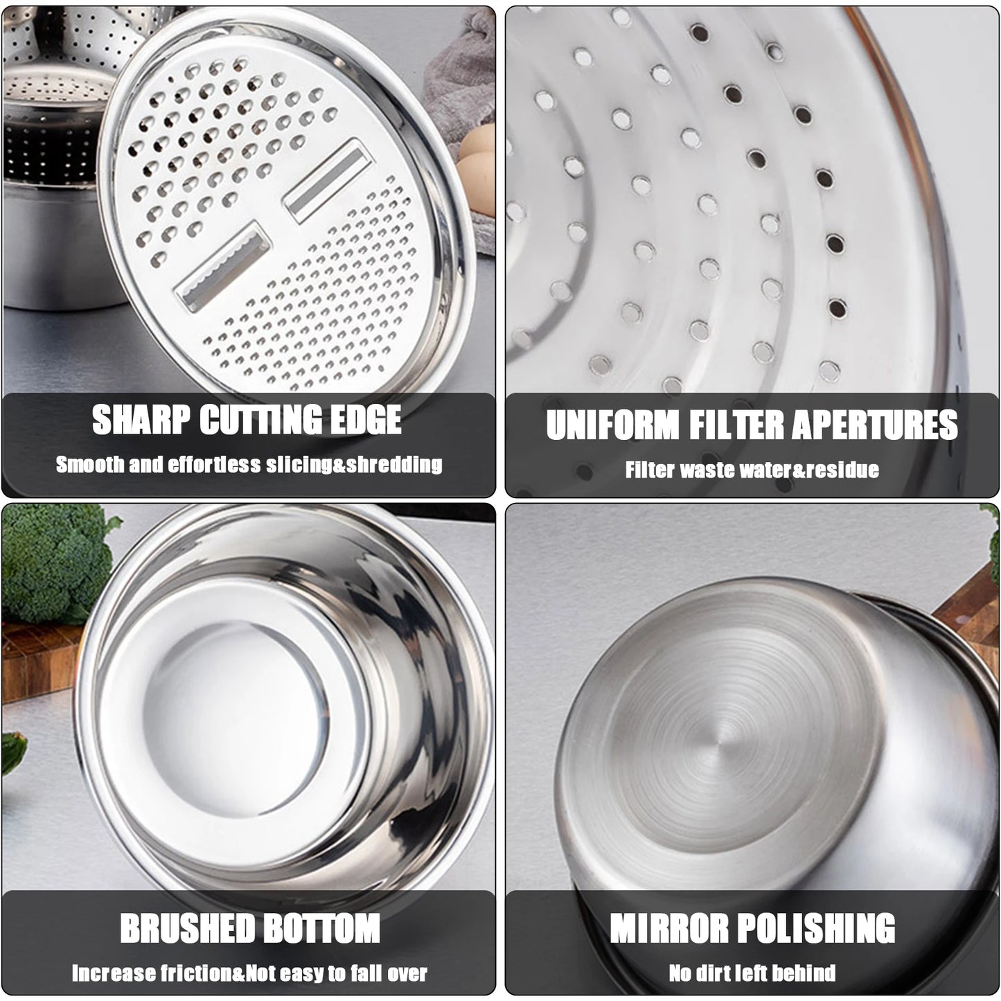 3 Pcs Multi-Functional Food Prepping Set