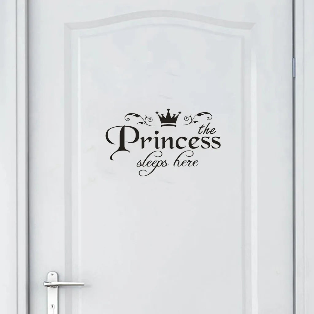 Princess Door Decal