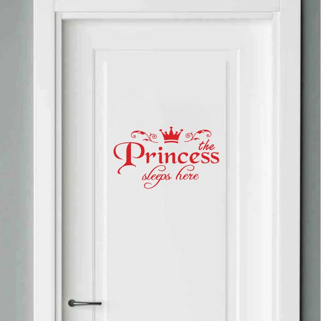 Princess Door Decal