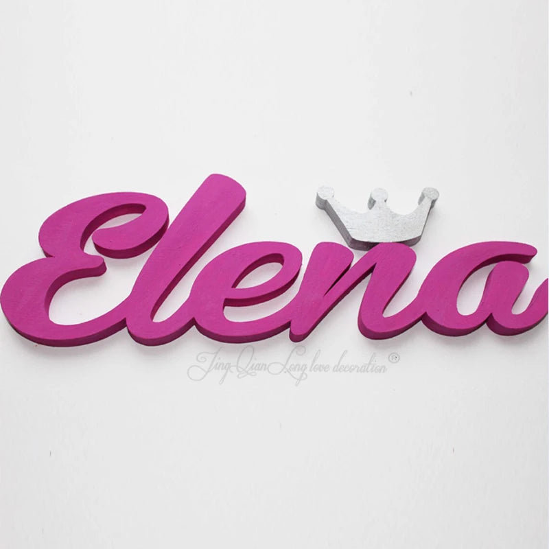 Custom Name Sign with Crown