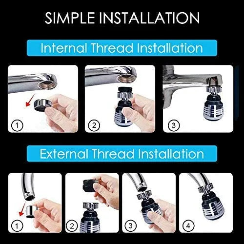 360 Rotatable Faucet Extender