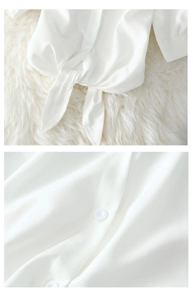 Women's White Casual Blouse