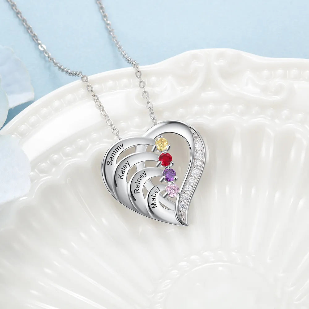 Mother's Heart Necklace