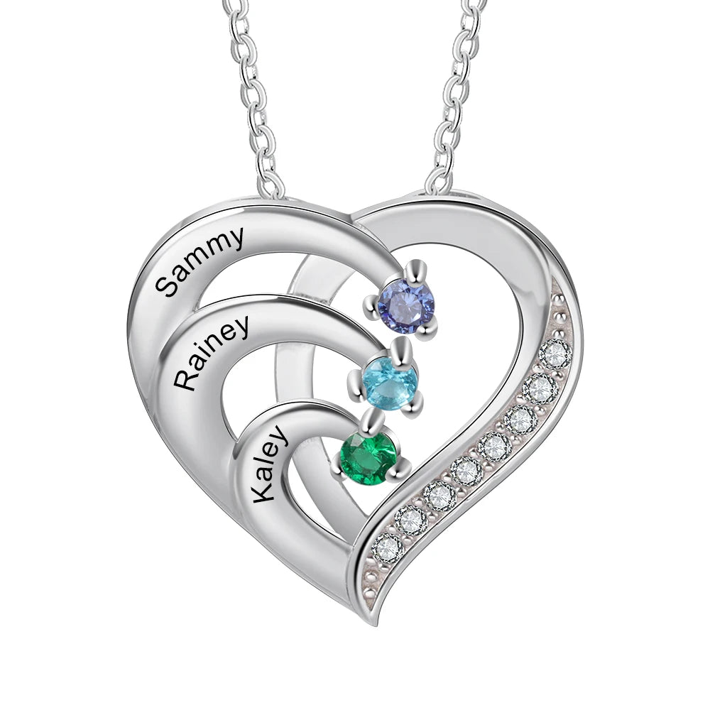 Mother's Heart Necklace