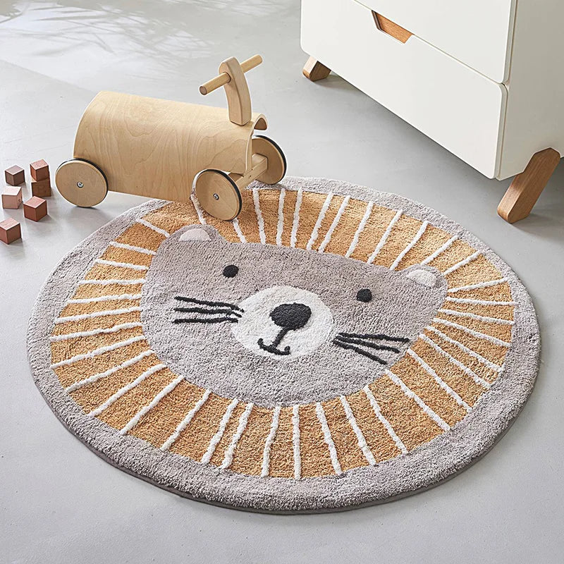 Nordic Style Plush Floor Mat