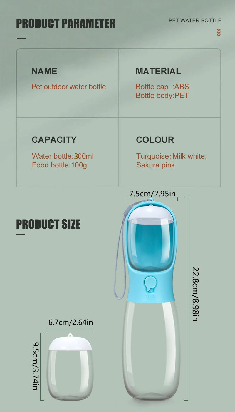 Pet 2-in-1 Travel Bowl