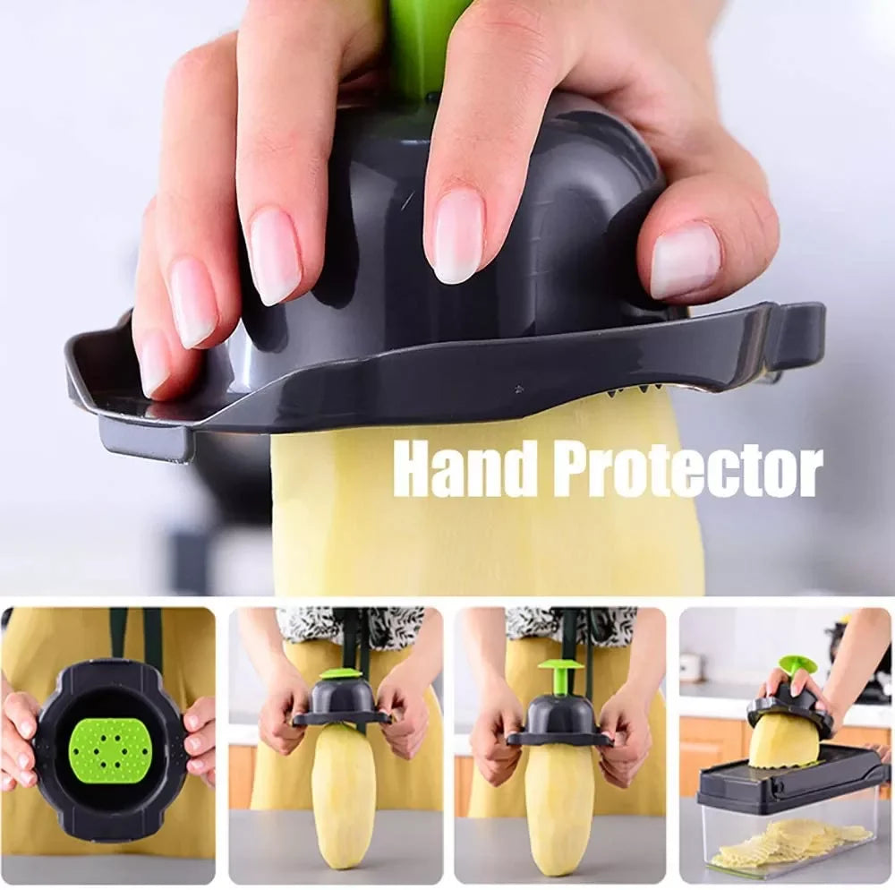 14 Pc Fruit & Vegetable Slicer