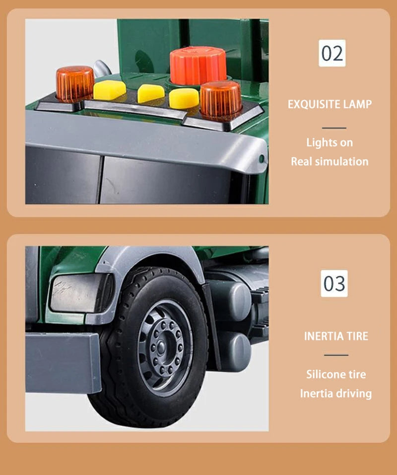 Friction Powered Garbage Truck