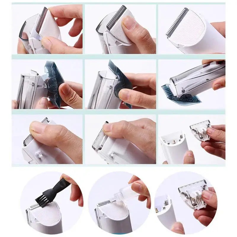Pet Hair Clippers With Suction