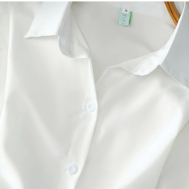 Women's White Casual Blouse