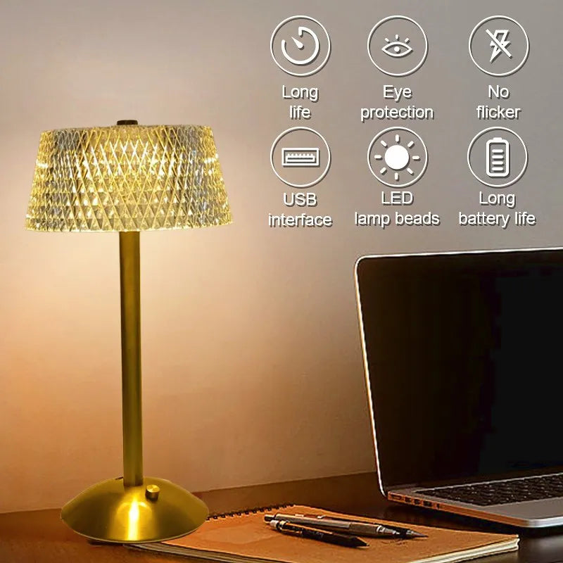 Crystal Table Lamp
