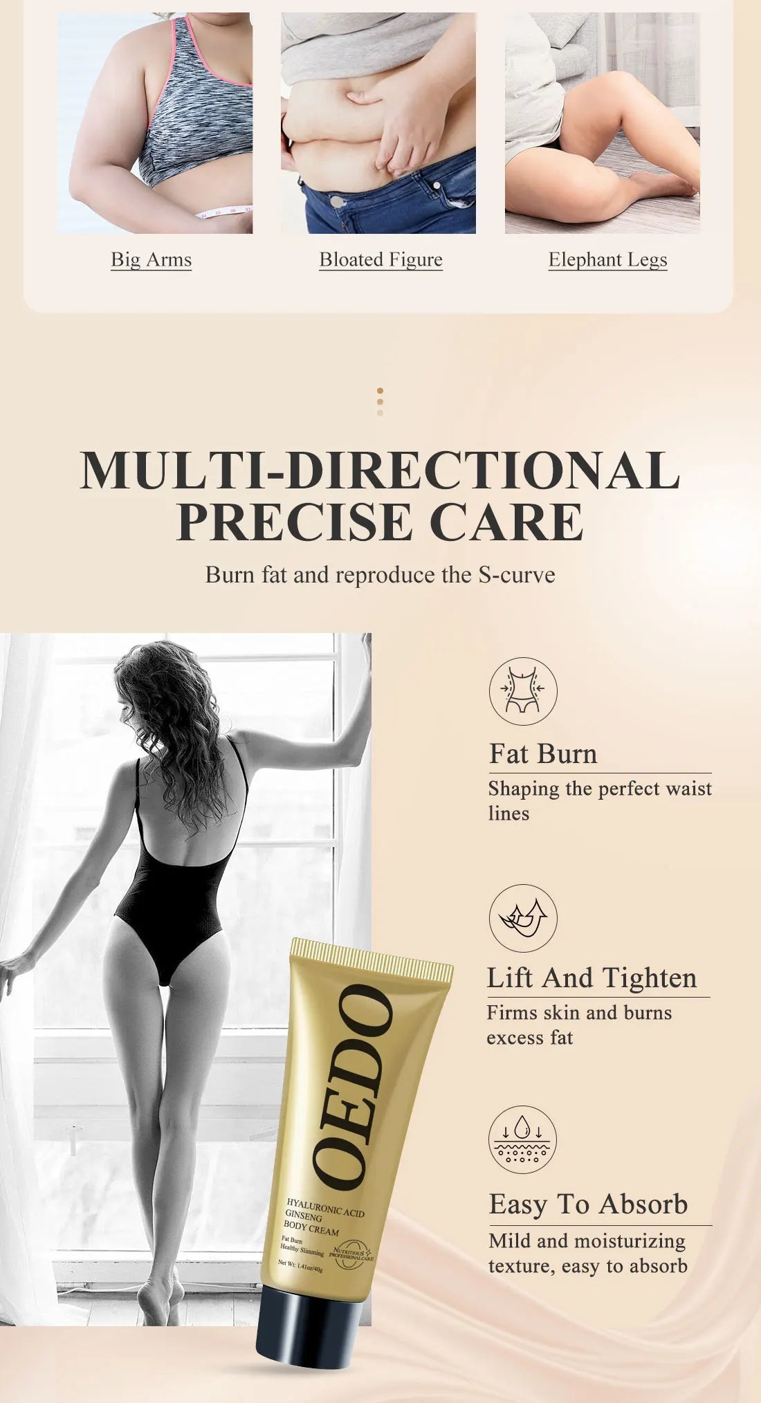 Hyaluronic Acid Ginseng Body Cream