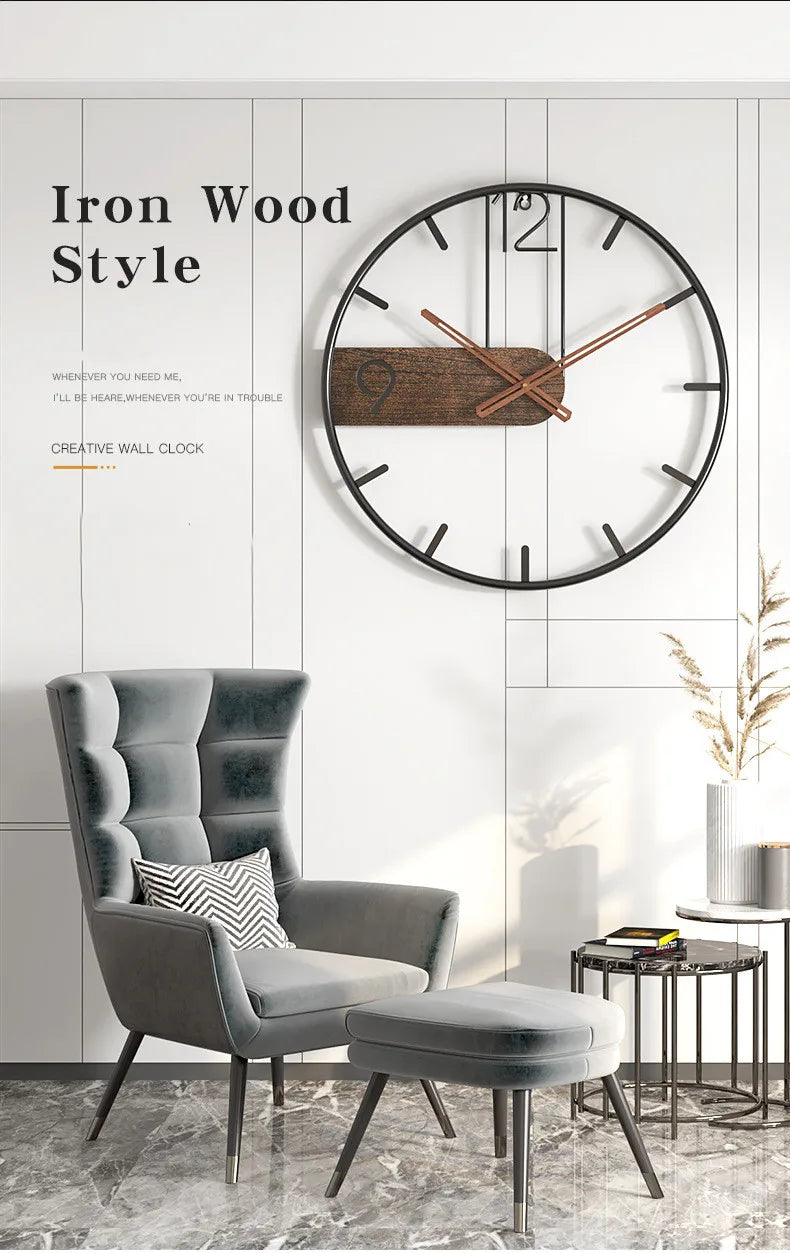 Iron Wall Clock