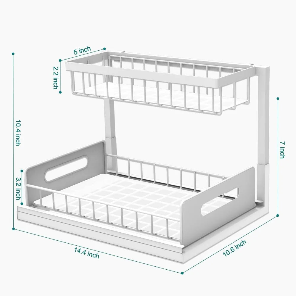 Under Sink Cabinet Organizer