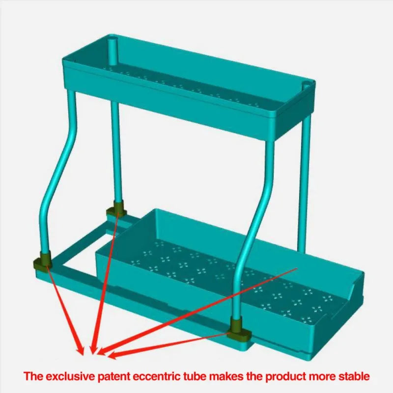 2 Tier Under Sink Organizer