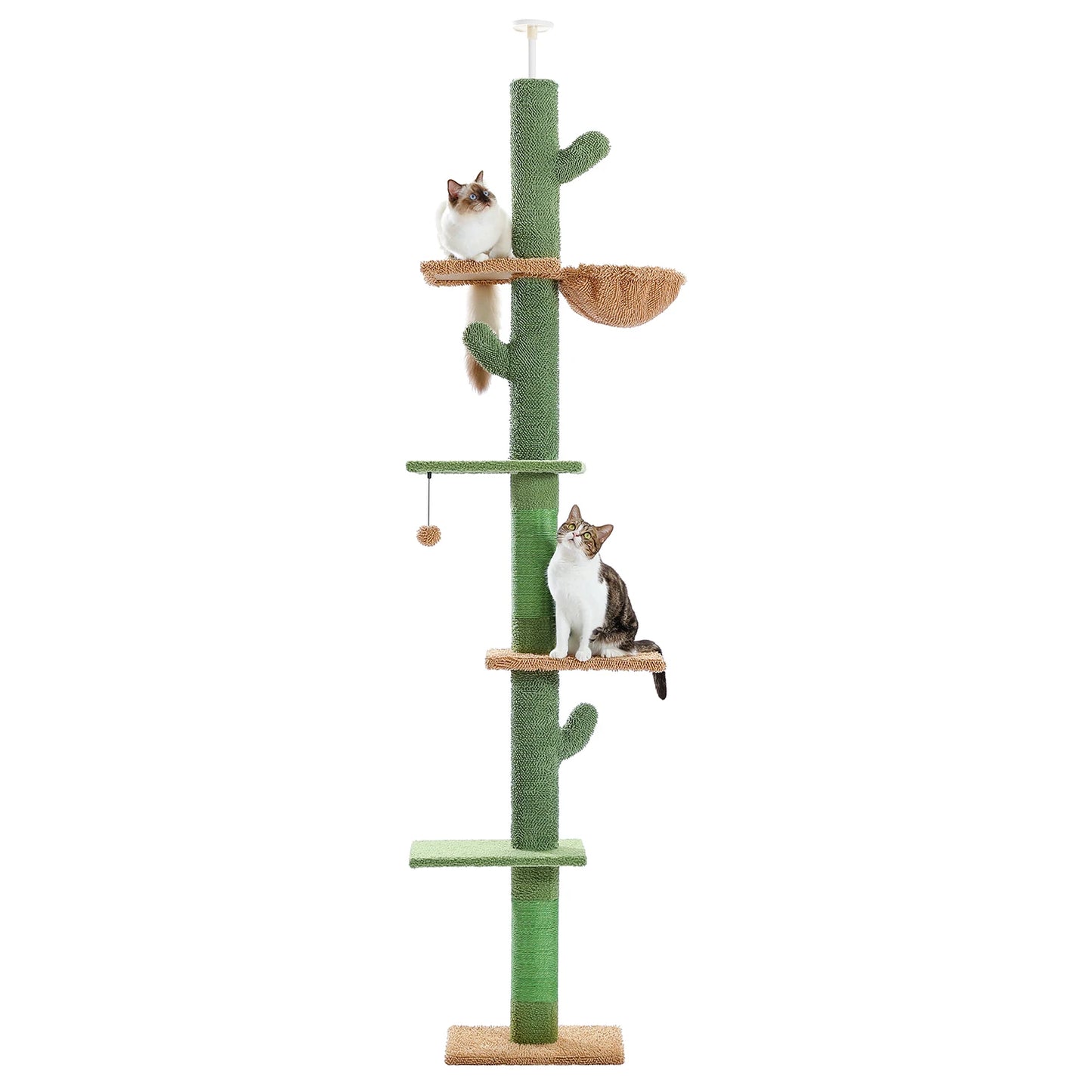 Floor to Ceiling Cactus Cat Tree