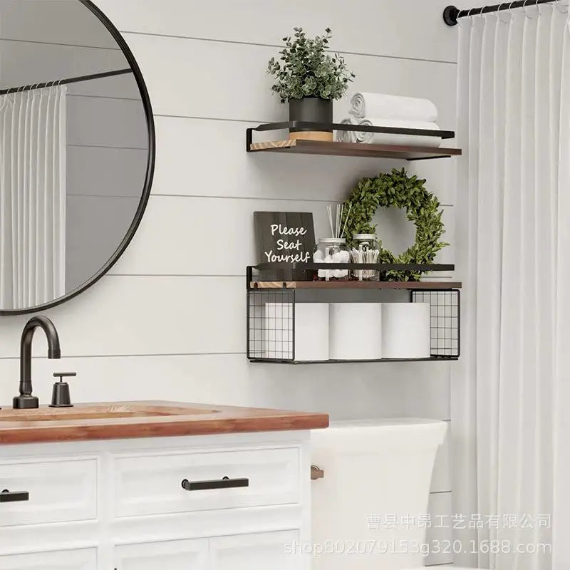 2pcs Wall Mounted Shelves