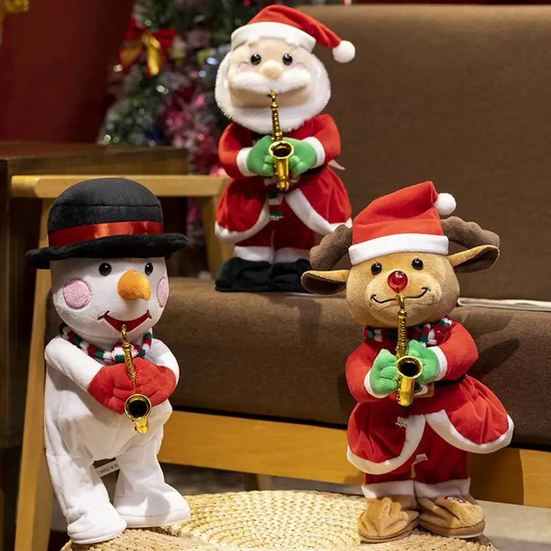 Dancing Christmas Figurines