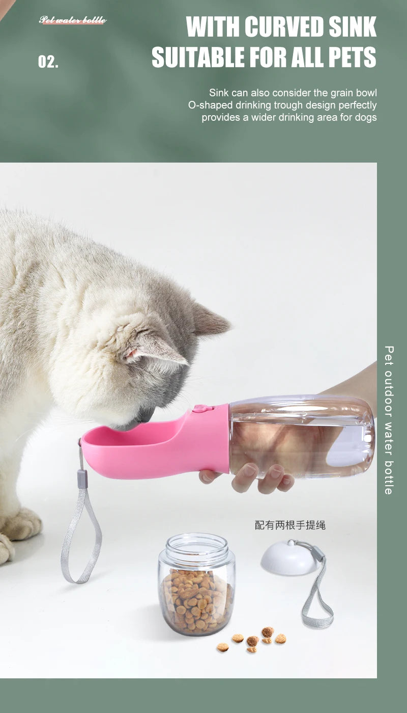 Pet 2-in-1 Travel Bowl
