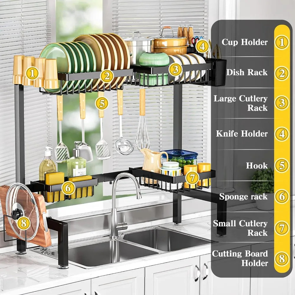 Adjustable Dish Drying Rack