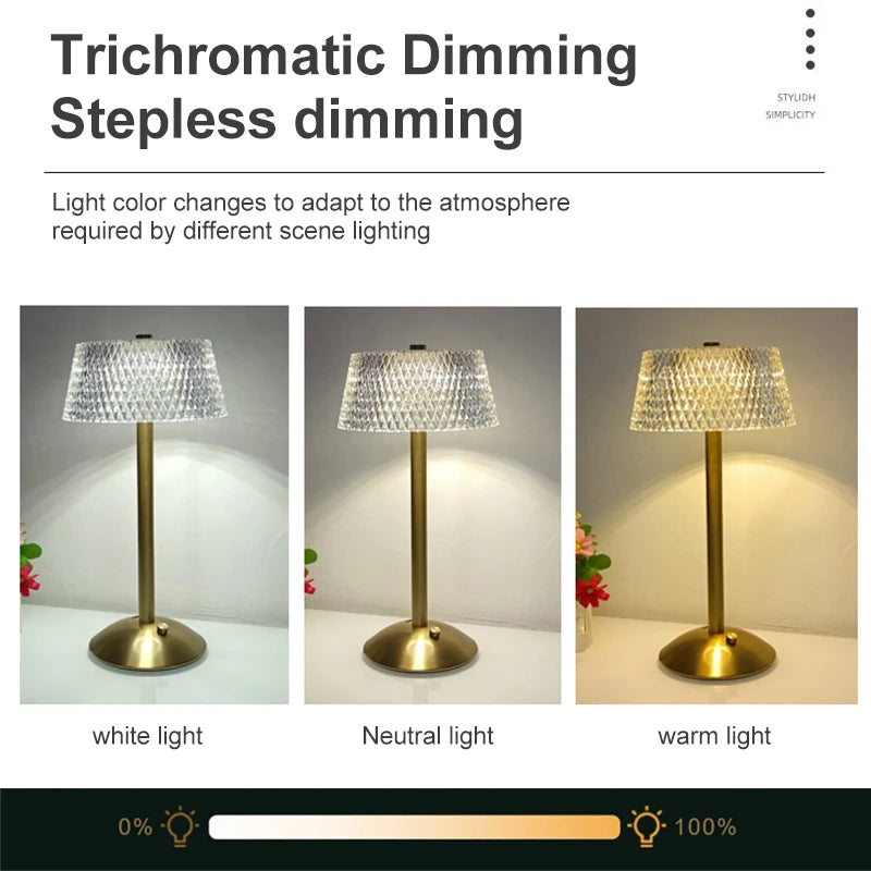 Crystal Table Lamp