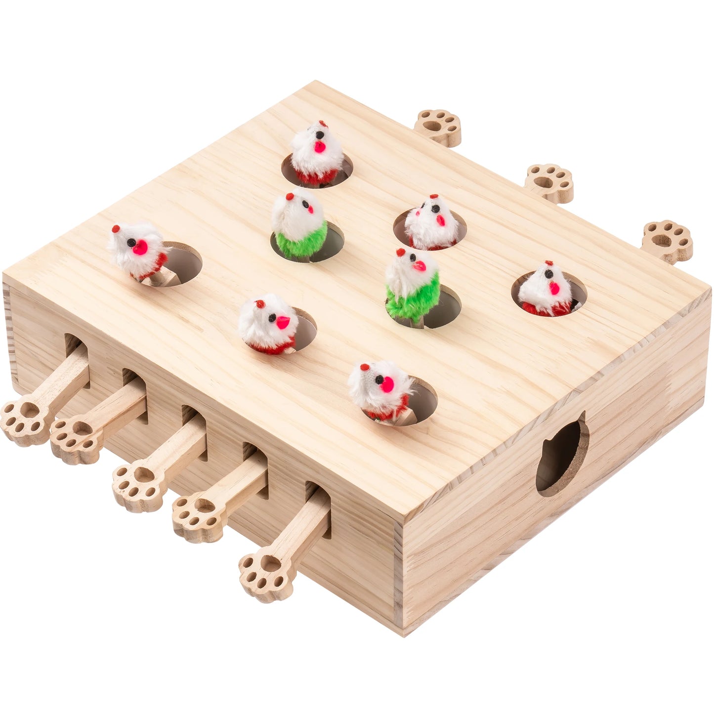 Whack-a-Mouse Interactive Cat Toy
