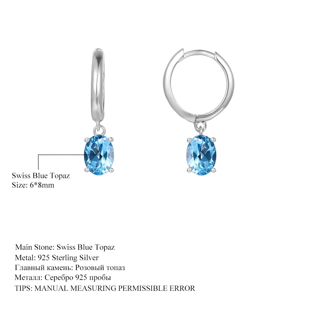 Precious Gem Dangle Earrings