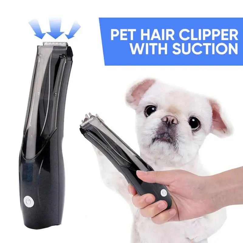 Pet Hair Clippers With Suction