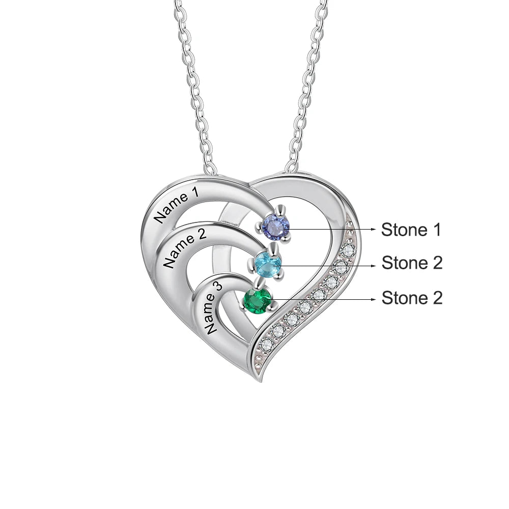 Mother's Heart Necklace