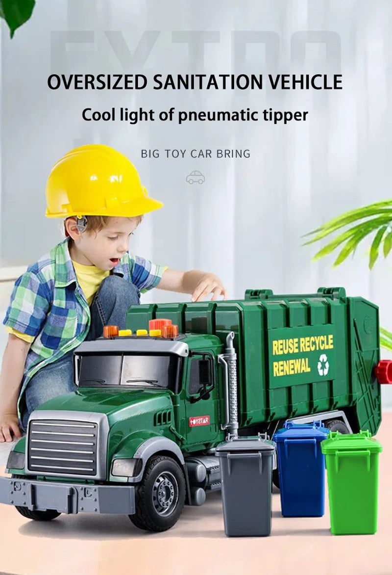 Friction Powered Garbage Truck