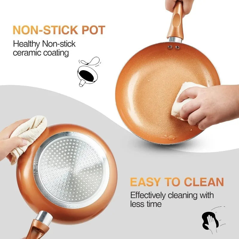 11 PCS Pots and Pans Set