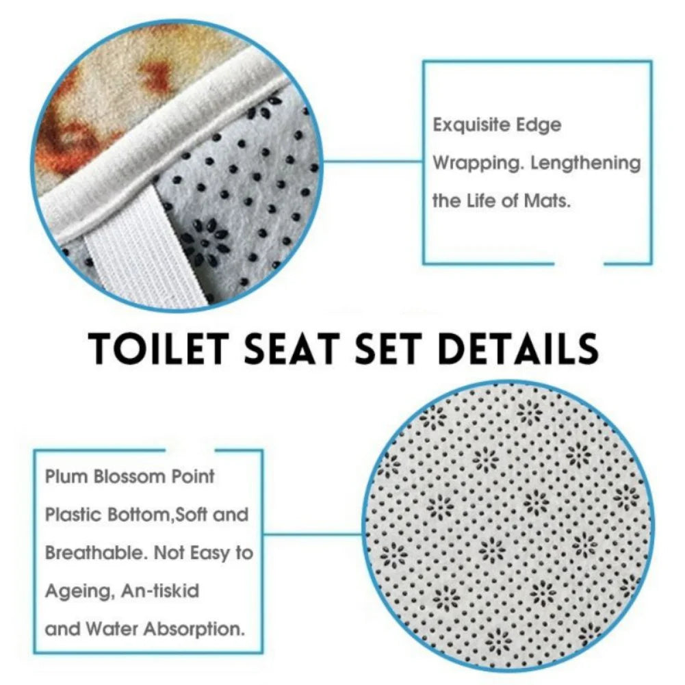 4 PC Halloween Bathroom Set