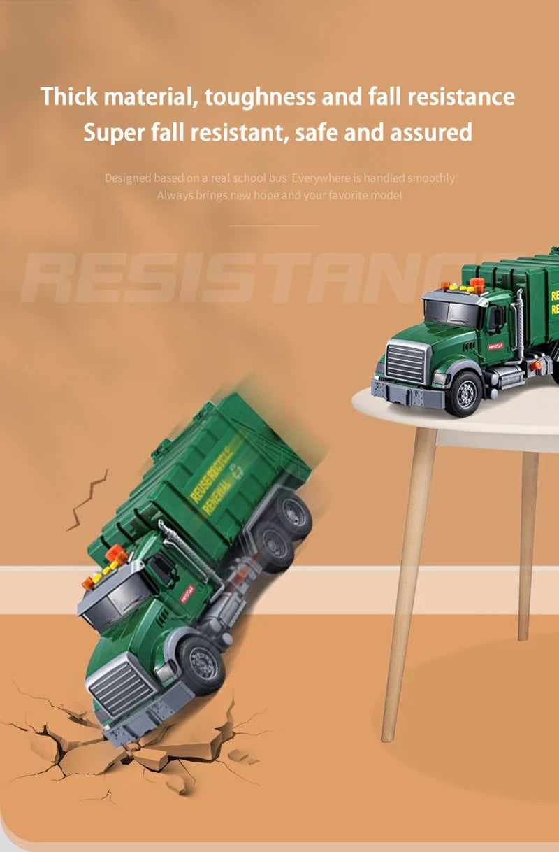 Friction Powered Garbage Truck