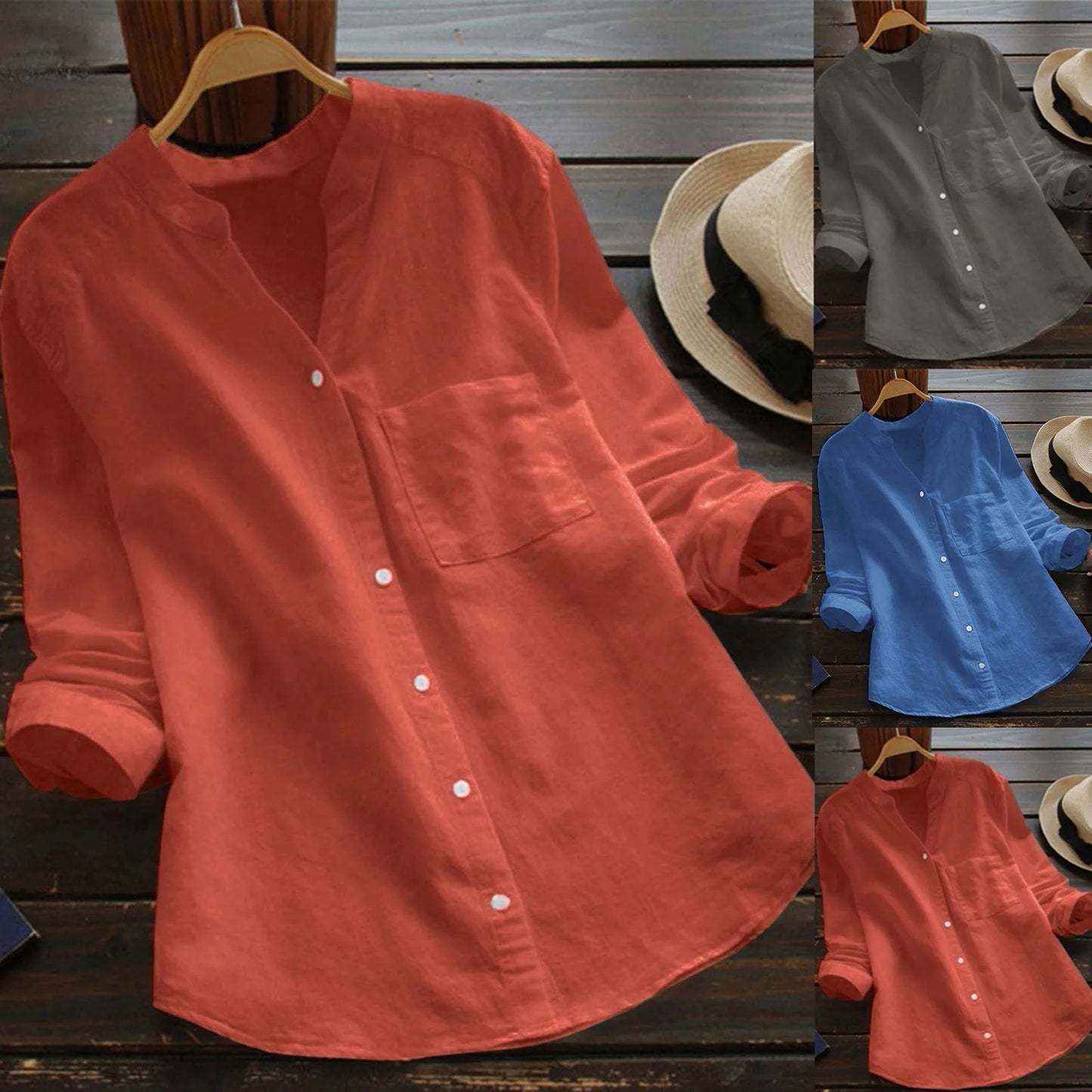 Women's Button-Down Blouse