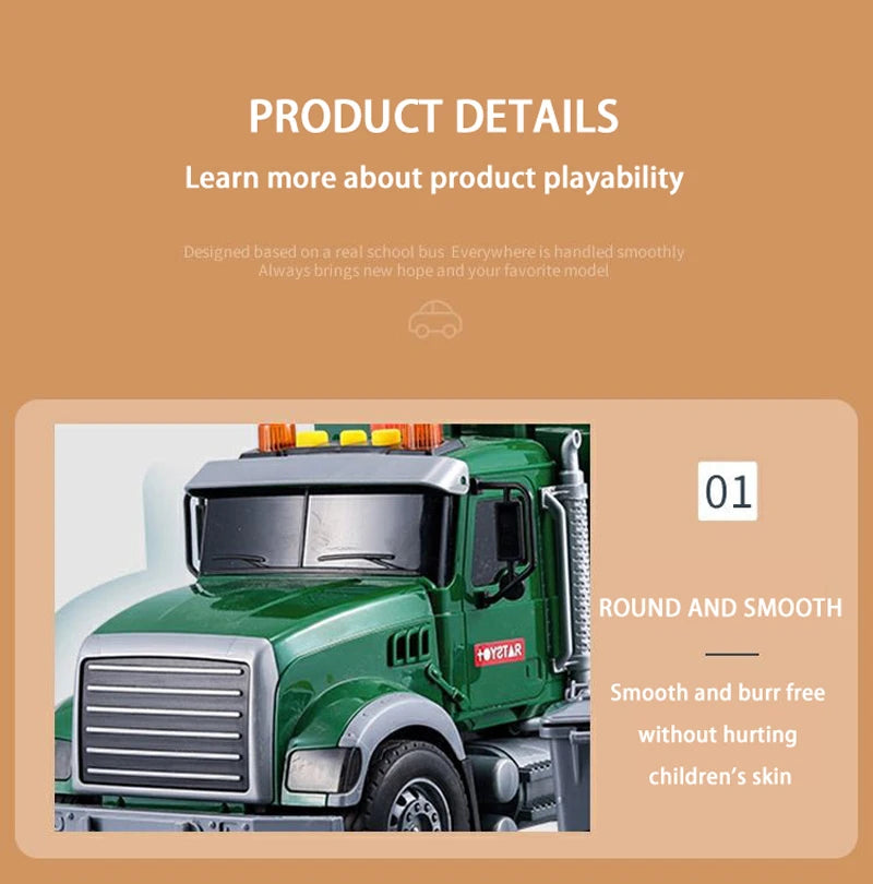 Friction Powered Garbage Truck