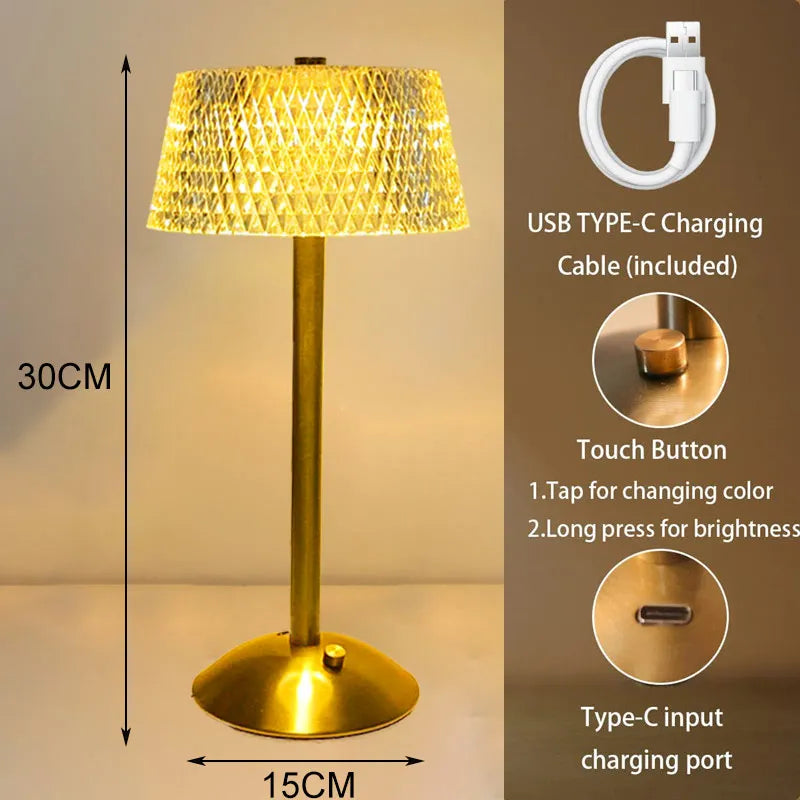 Crystal Table Lamp