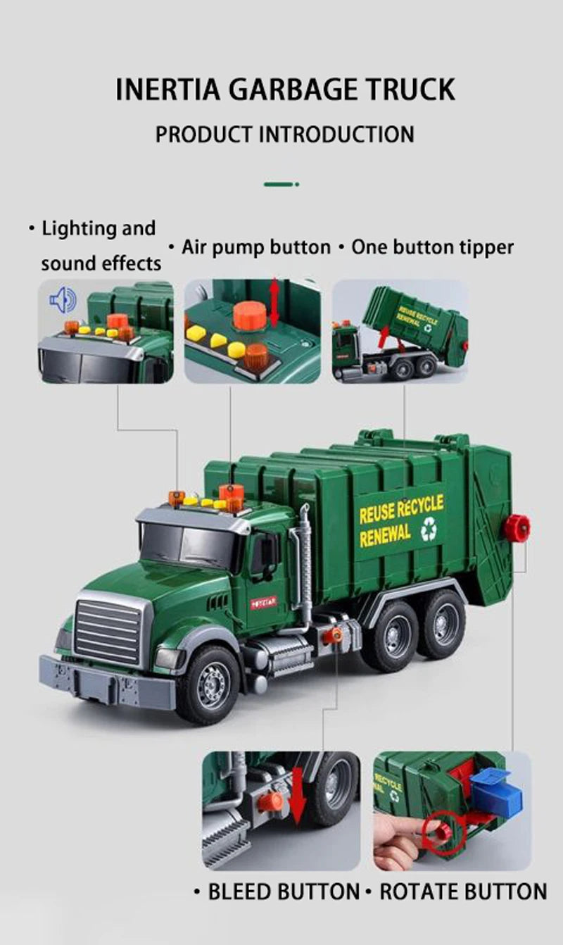 Friction Powered Garbage Truck