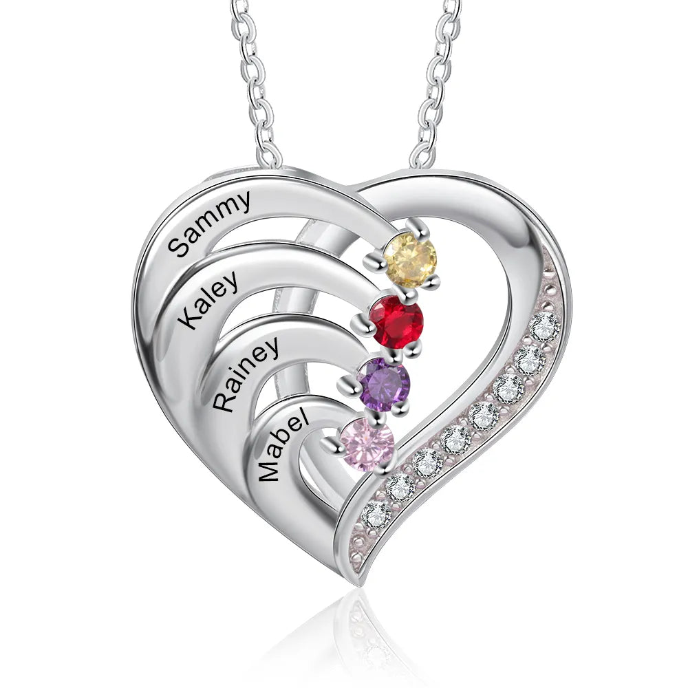 Mother's Heart Necklace