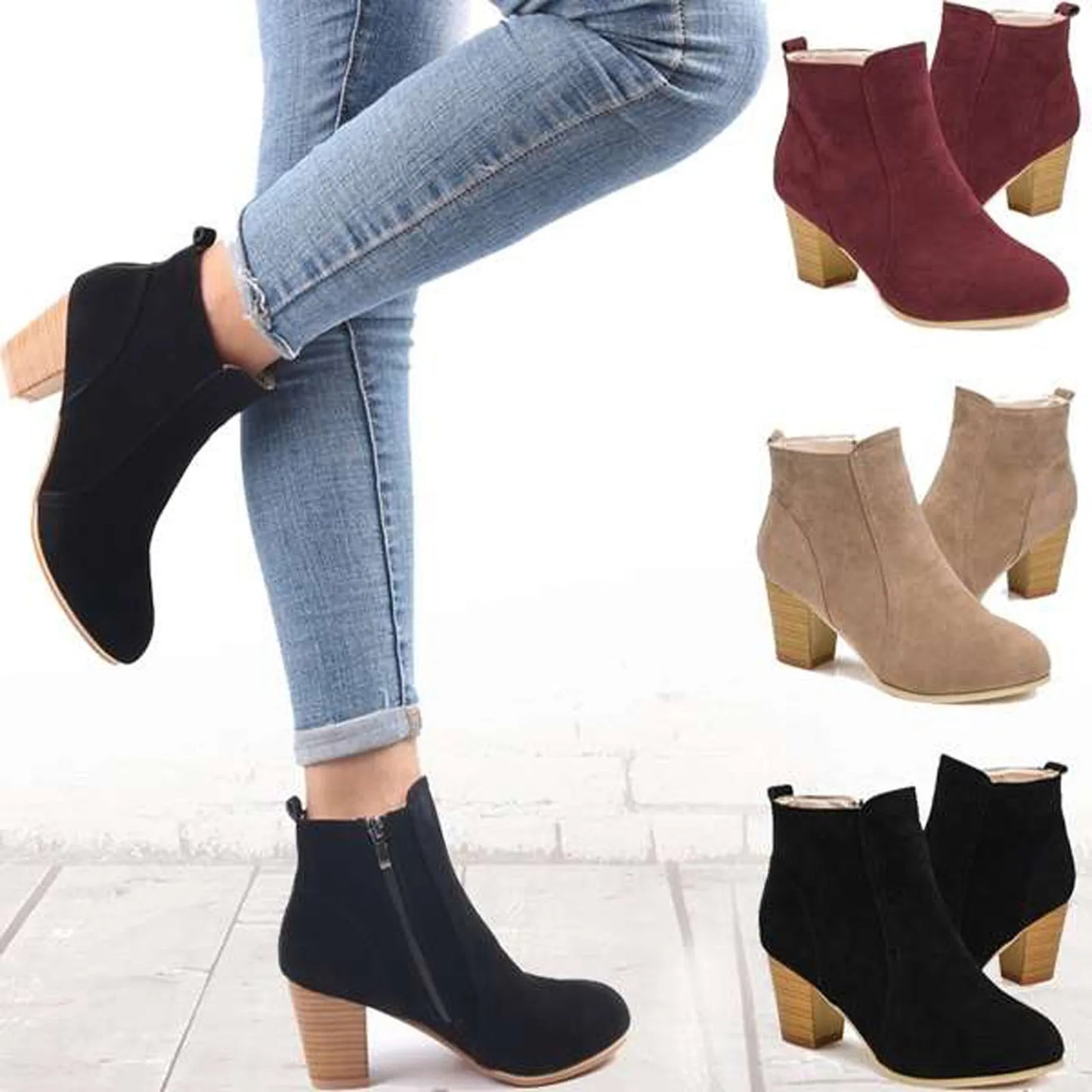 Retro Ankle Boots