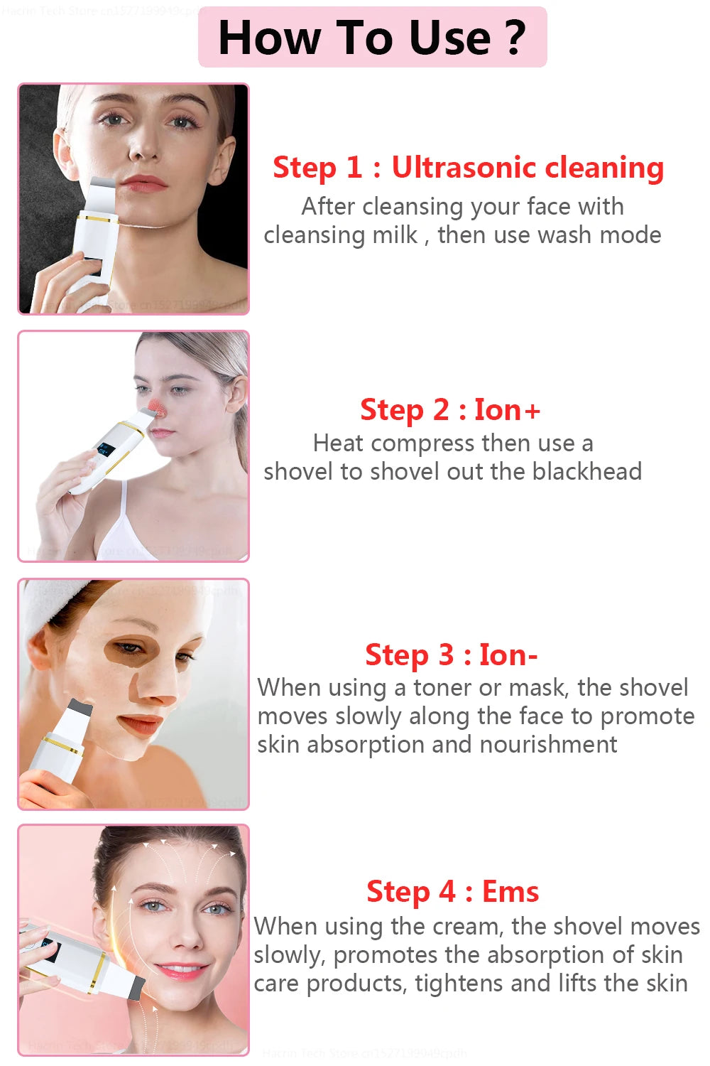 Z9 Ultrasonic Skin Scrubber